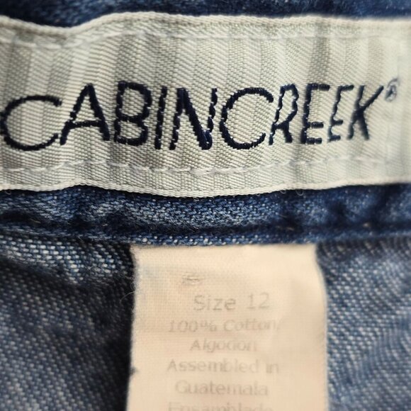 Vintage Women's Maxi MiDi Denim Pencil Skirt MOdest Women 12 Y2K 80s - Picture 7 of 8